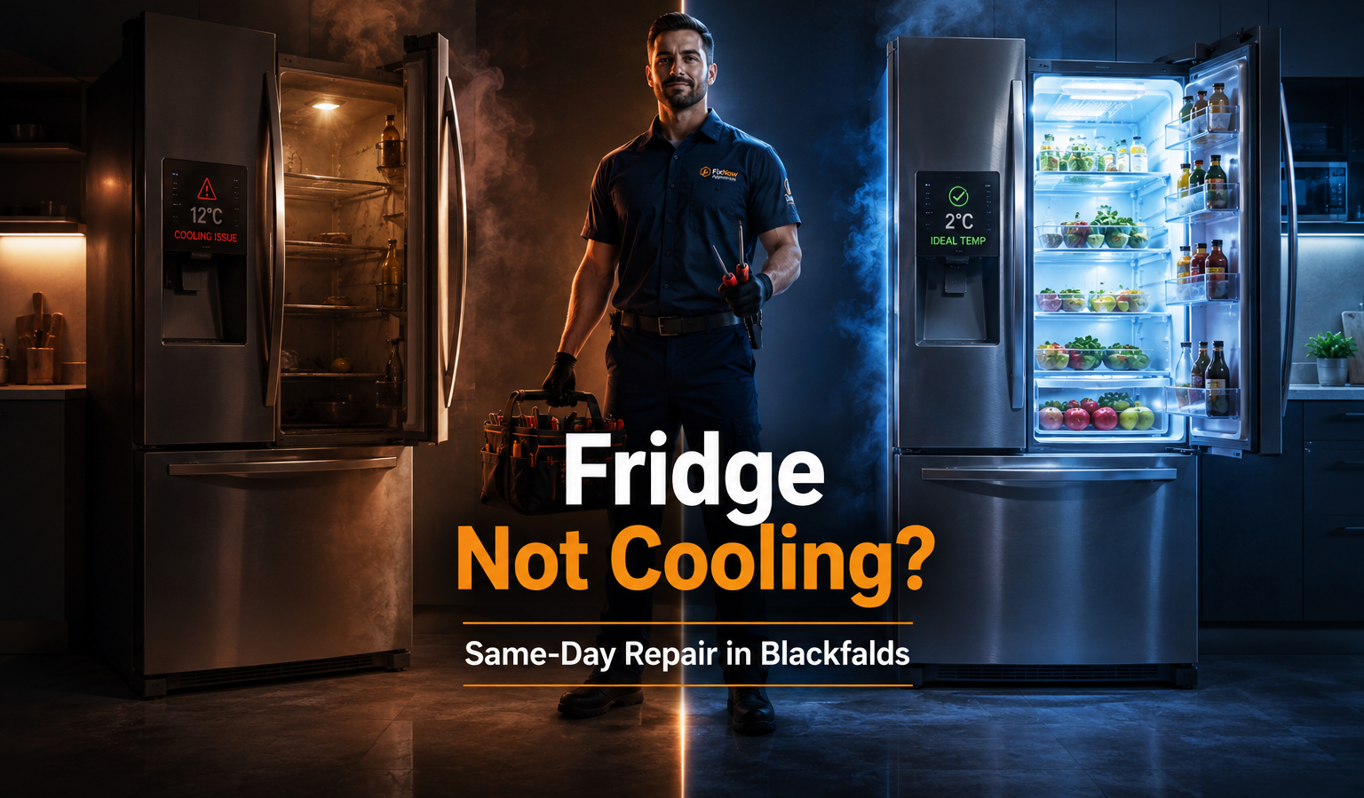 Fridge Repair Near You in Blackfalds | Same-Day Service FixNow Appliances